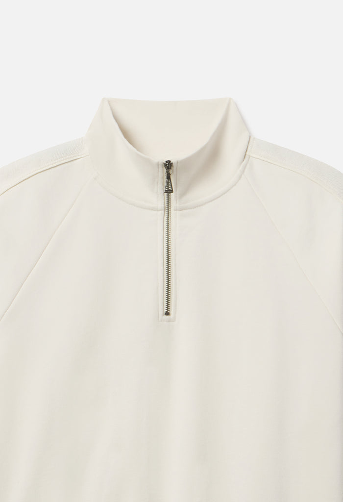 Track Half Zip / Salt