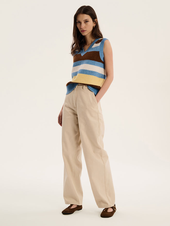 Trinny Stripe Sweater Vest