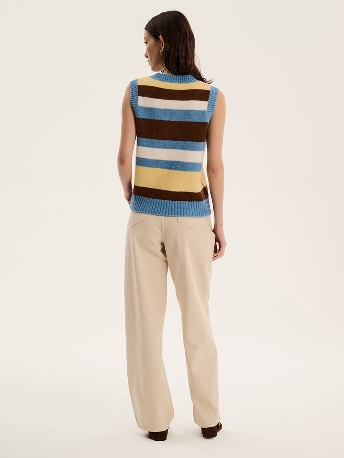 Trinny Stripe Sweater Vest