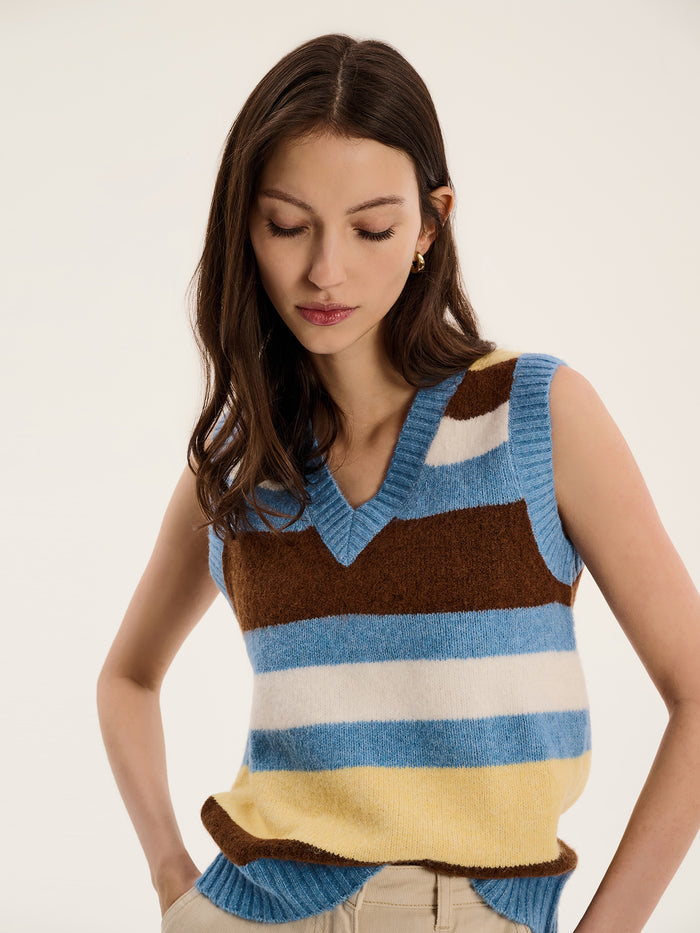 Trinny Stripe Sweater Vest