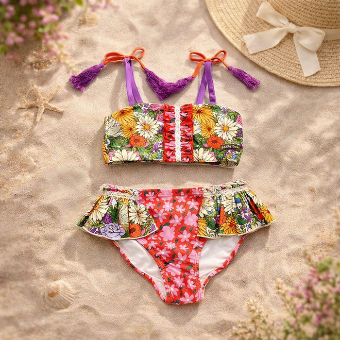 Two Piece Swimsuit | Flower Power