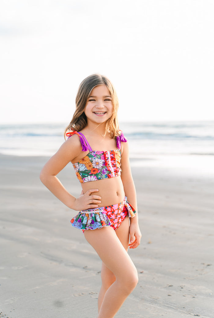 Two Piece Swimsuit | Flower Power