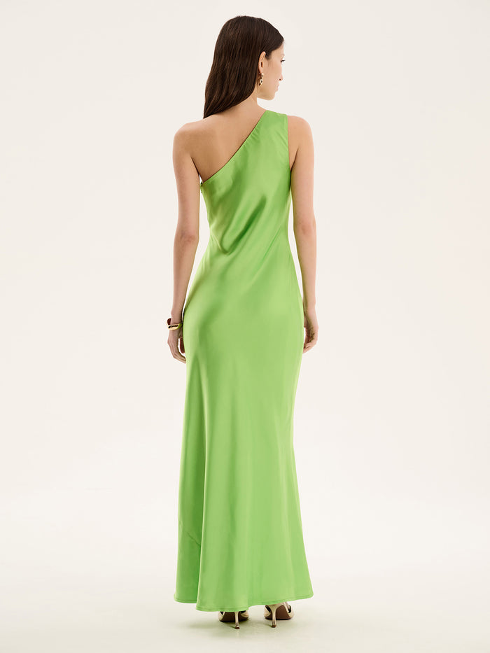 Uma Dress in Lime Green