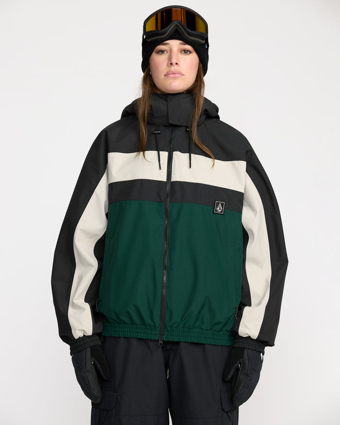 DLM Jacket-Black Green-Volcom