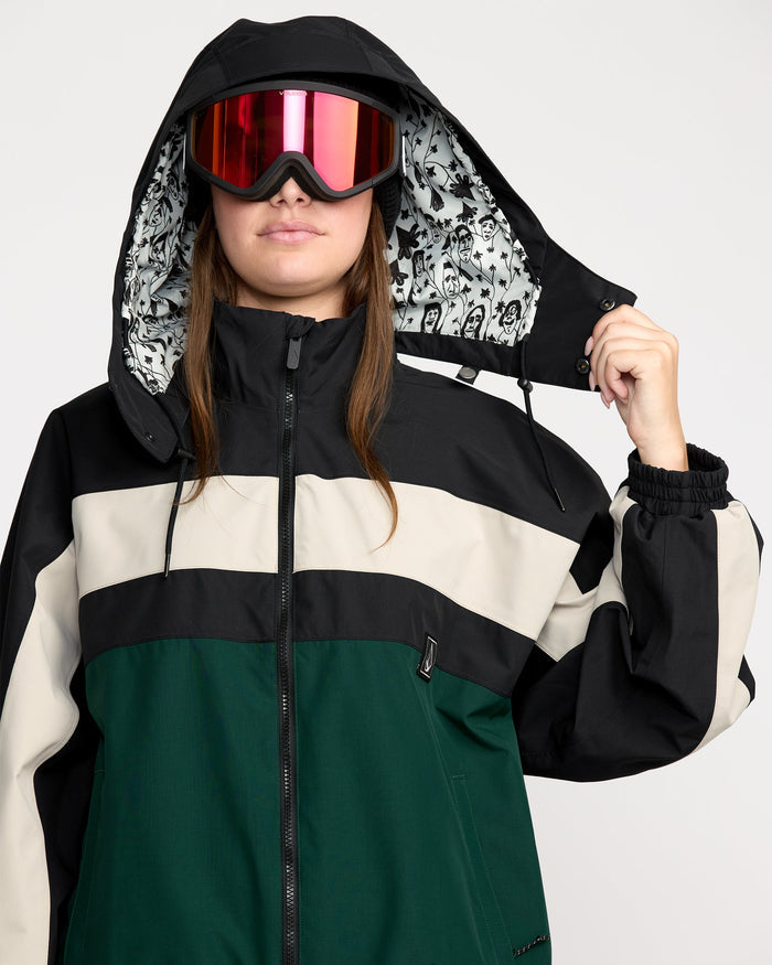 DLM Jacket-Black Green-Volcom