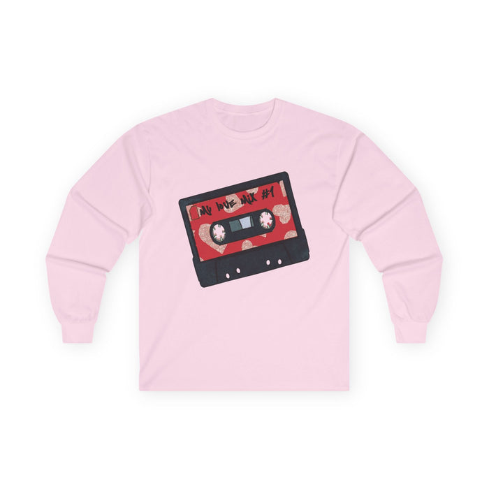 Valentines' Day Long Sleeve Tee — “Mixtape” Graphic Vintage Music Shirt - 314 Originals