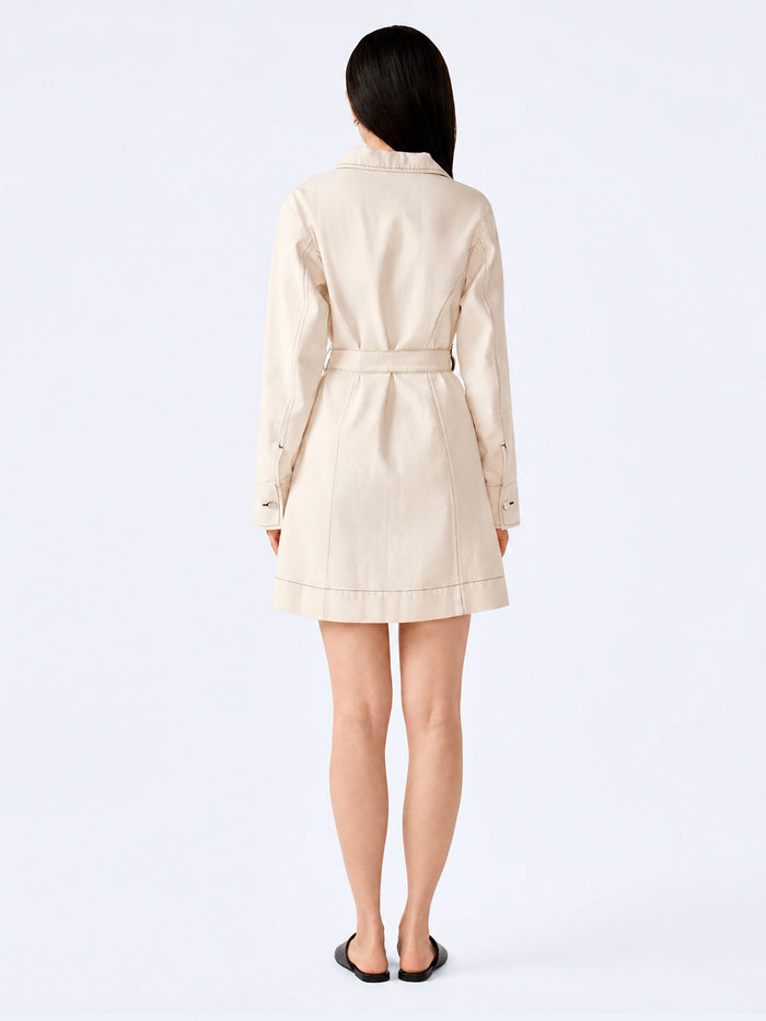 Vera Dress in Ecru