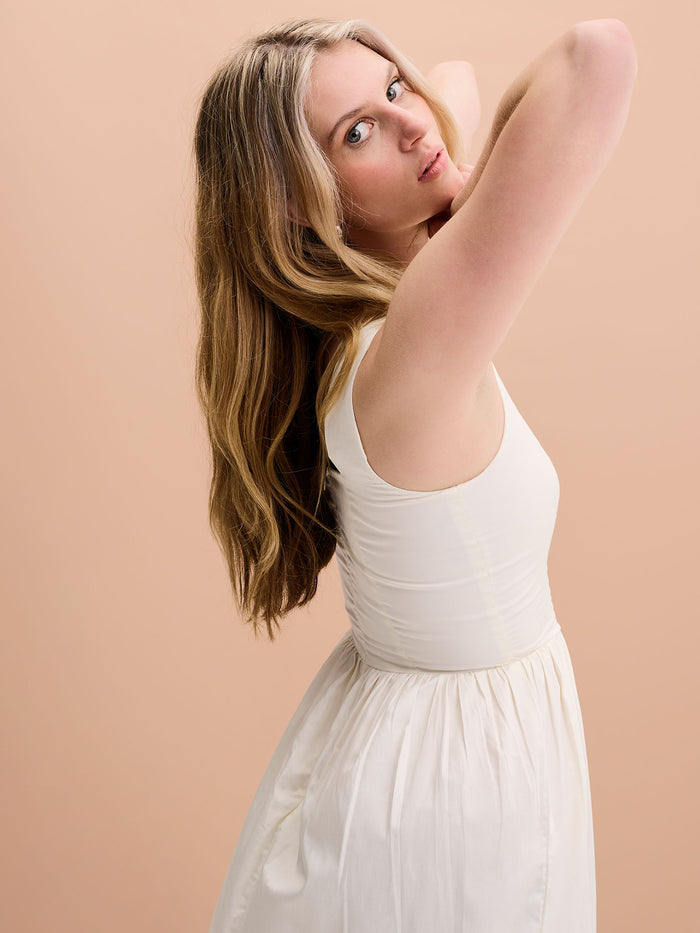 Winslow Midi Dress in Cream