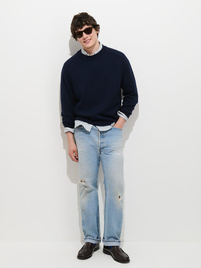 Winston Crewneck Sweater in Wool