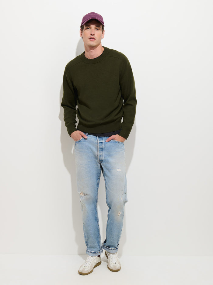 Winston Crewneck Sweater in Wool