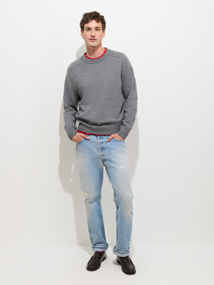 Winston Crewneck Sweater in Wool