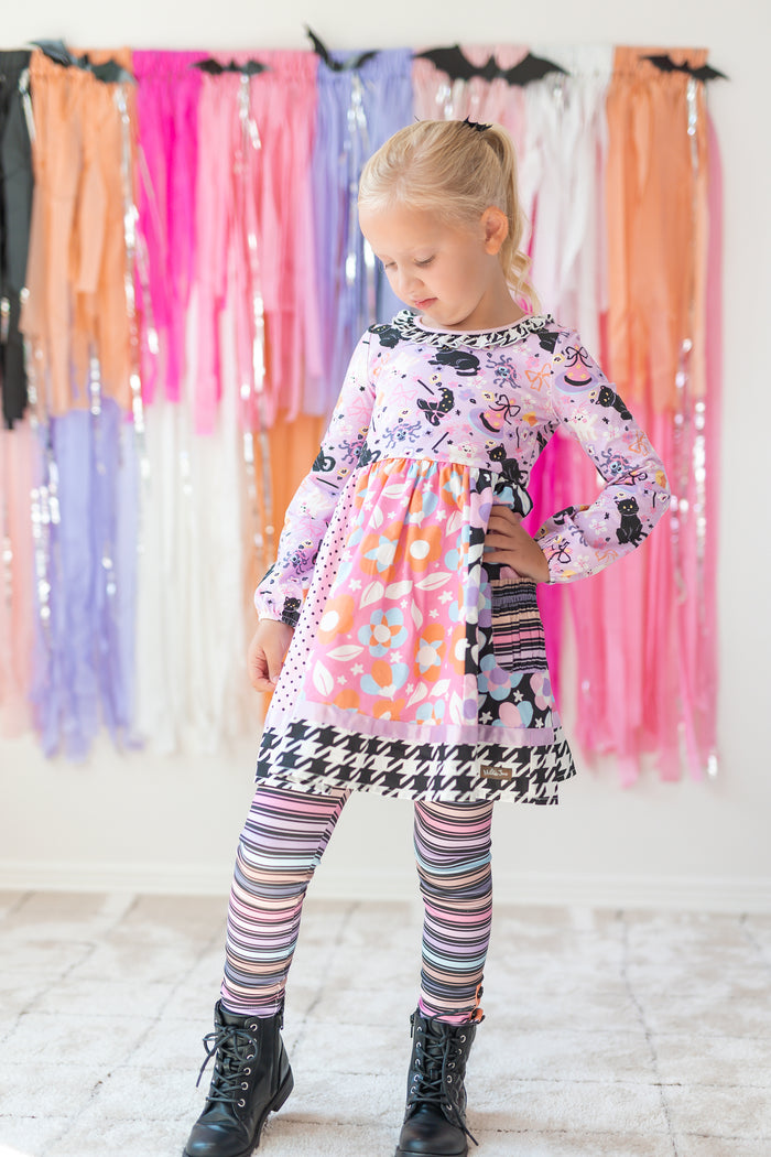 Witchy Candy Stripe Leggings