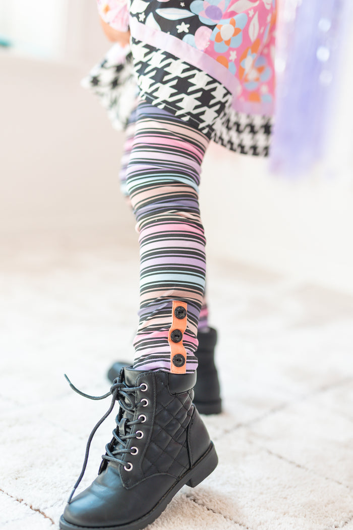 Witchy Candy Stripe Leggings