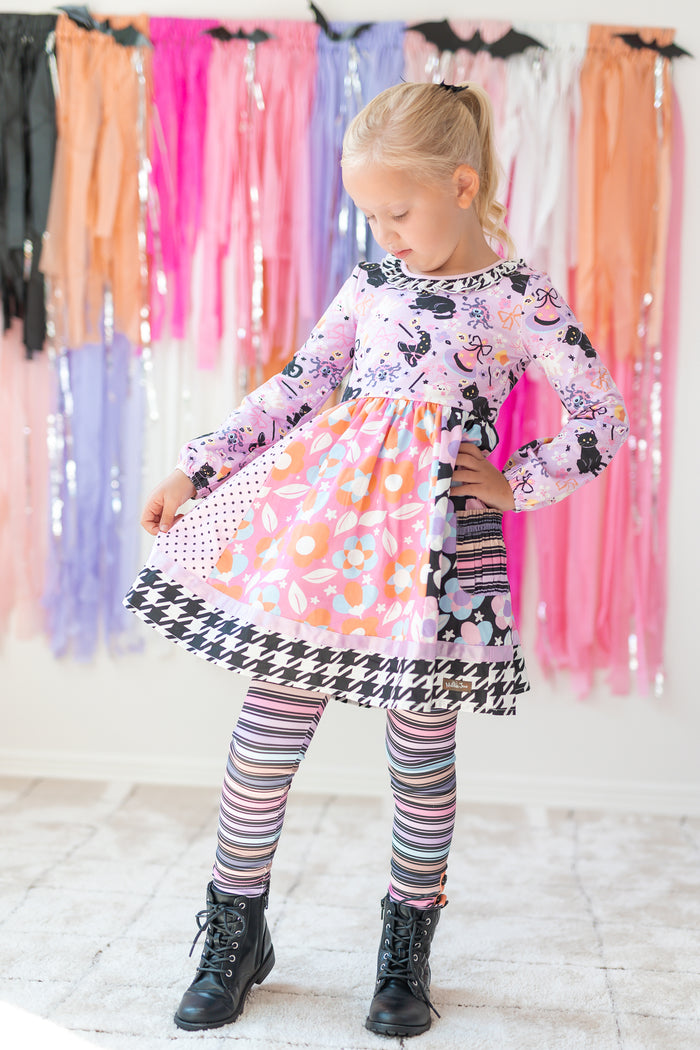Witchy Candy Stripe Leggings