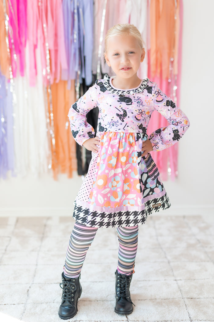 Witchy Candy Stripe Leggings