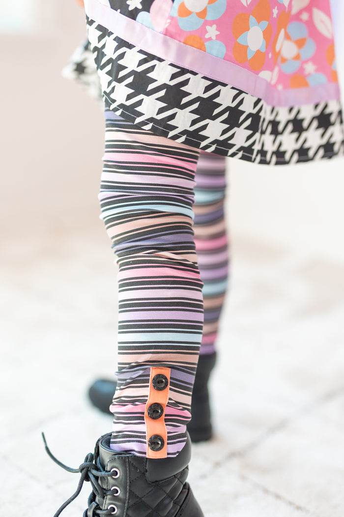 Witchy Candy Stripe Leggings