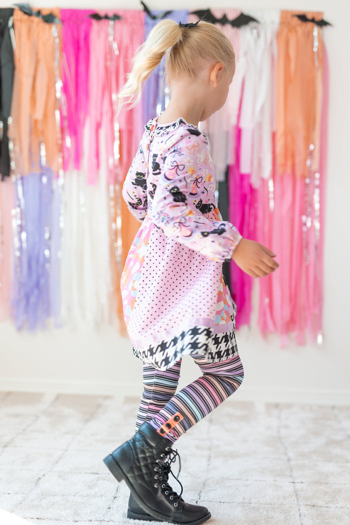 Witchy Candy Stripe Leggings