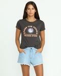 Women's 1991 Stoned Denim Shorts-Blue Drift-Volcom