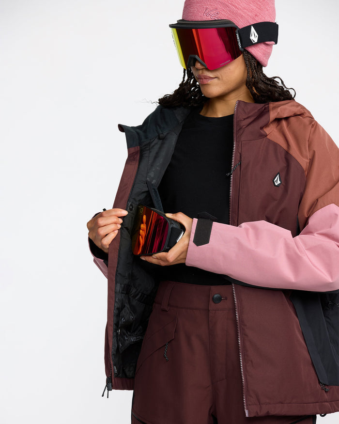Women's Agate Insulated Jacket-Oxblood-Volcom