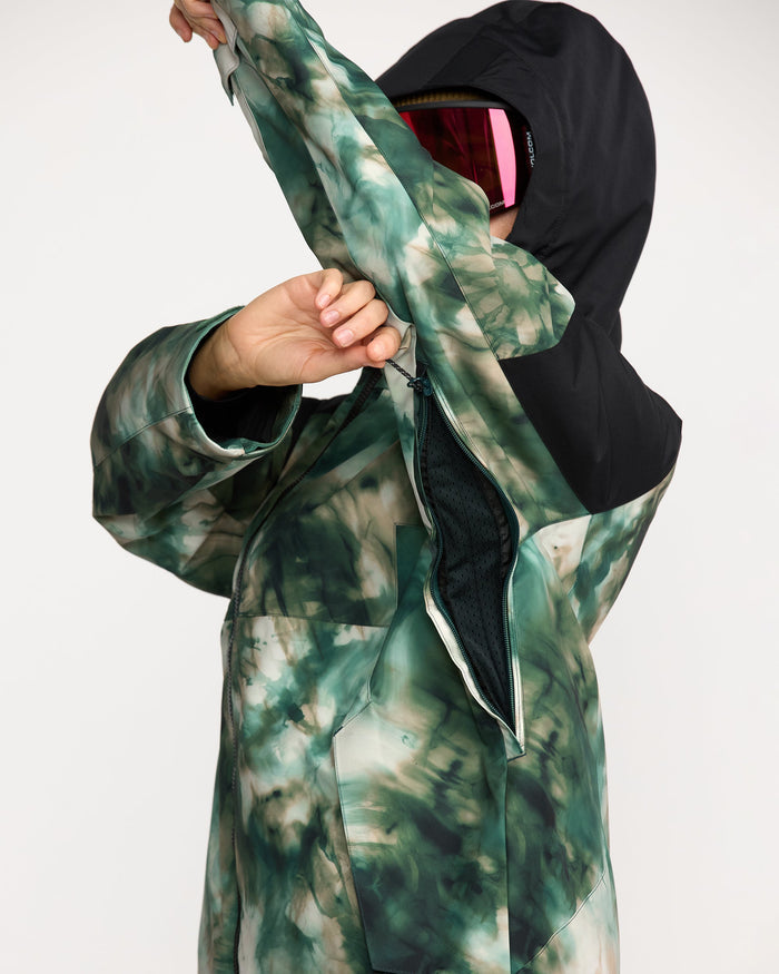Women's Agate Insulated Jacket-Shamrock Heather-Volcom