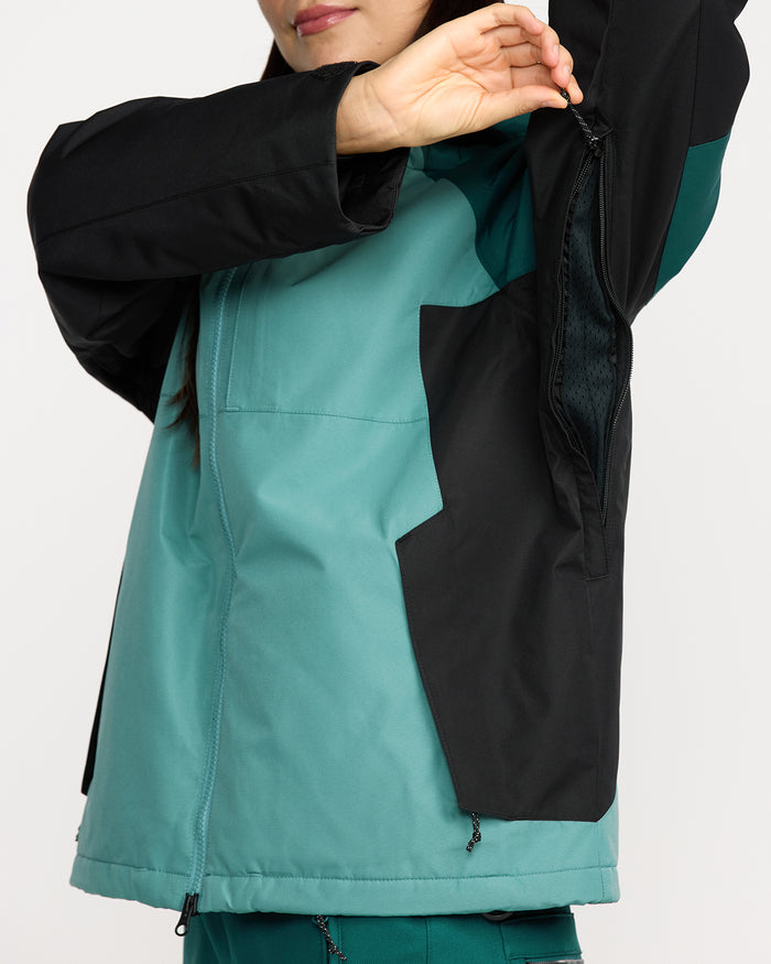 Women's Agate Insulated Jacket-Arctic Blue-Volcom