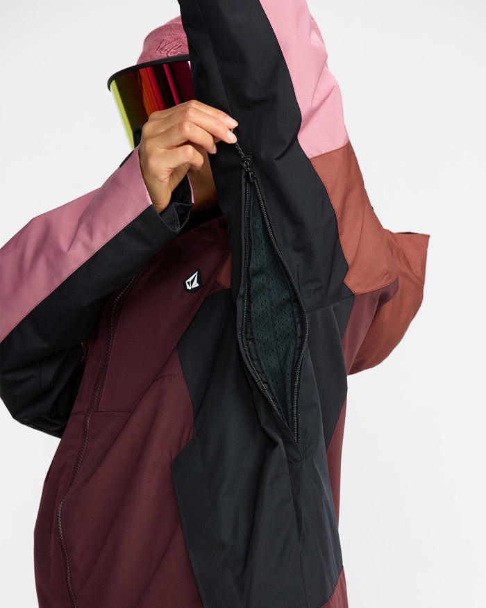 Women's Agate Insulated Jacket-Oxblood-Volcom