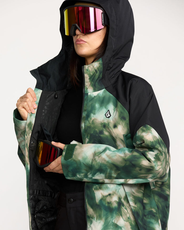 Women's Agate Insulated Jacket-Shamrock Heather-Volcom
