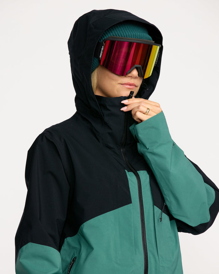 Women's At Stretch Gore-Tex Jacket-Spruce Green-Volcom