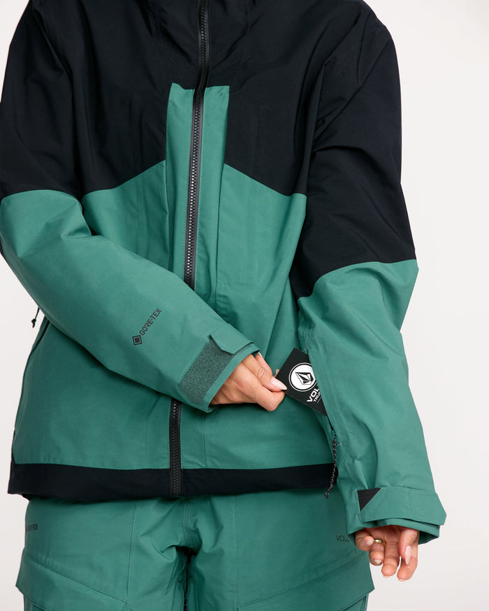 Women's At Stretch Gore-Tex Jacket-Spruce Green-Volcom