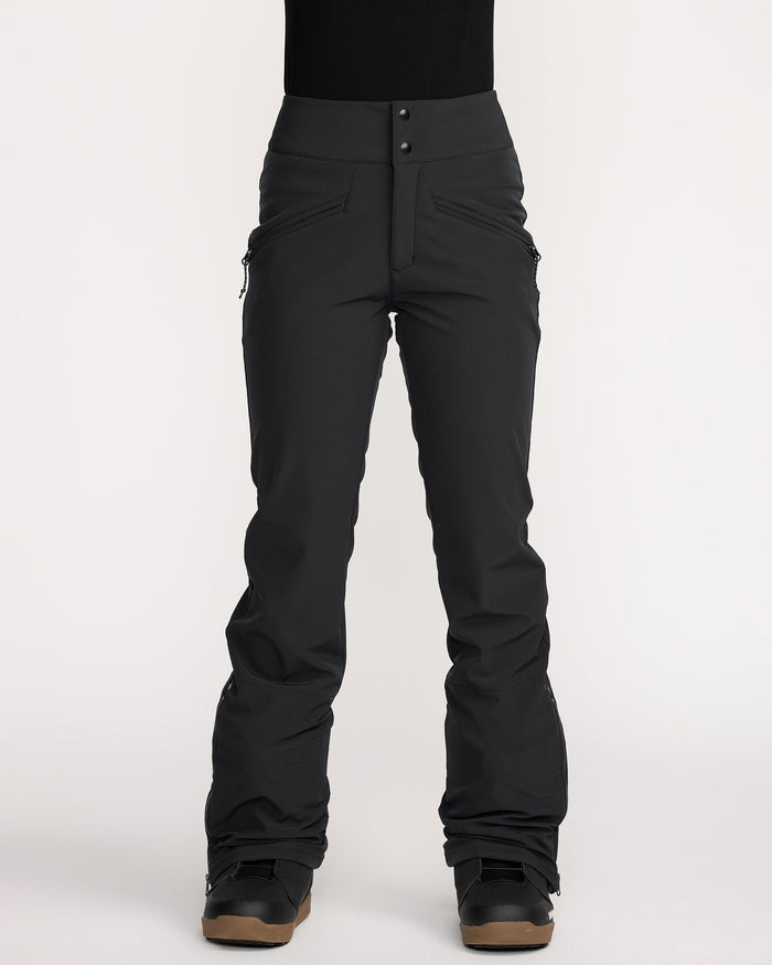 Women's Battle Stretch Hr Pants-Black-Volcom