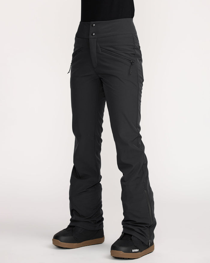 Women's Battle Stretch Hr Pants-Black-Volcom