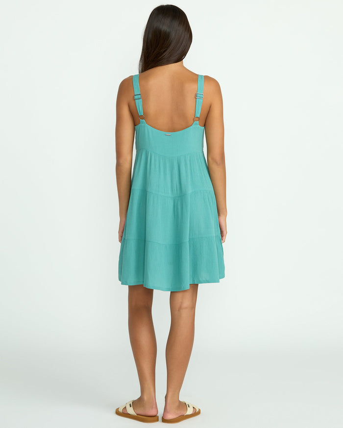 Women's Beachmoonstone Dress-Stormy Blue-Volcom