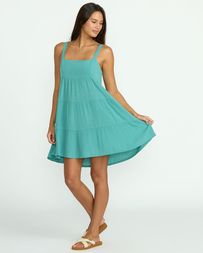 Women's Beachmoonstone Dress-Stormy Blue-Volcom