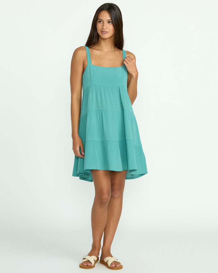 Women's Beachmoonstone Dress-Stormy Blue-Volcom