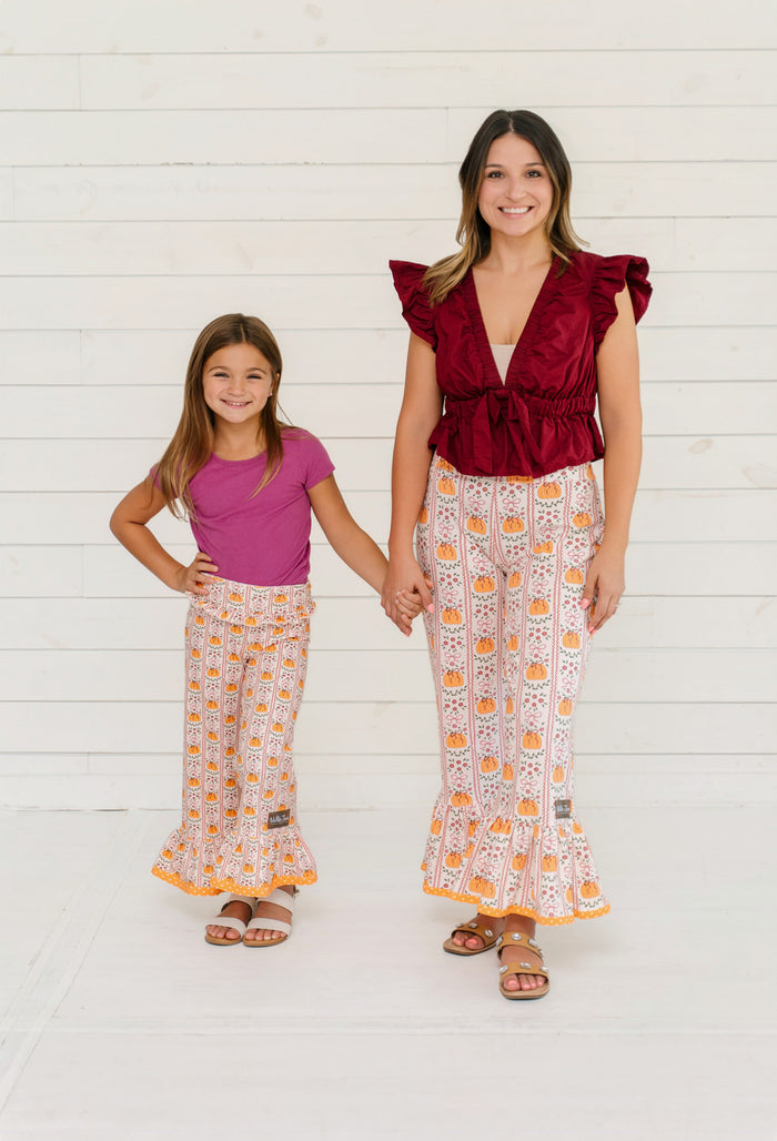 Women's Big Ruffles | Pumpkin Kisses (Pre-Order)