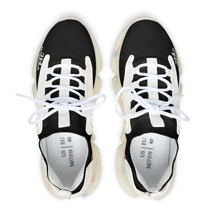 Women's Black Mesh Sneakers — Lightweight Athletic Running Shoes with '314 Originals' Accent - 314 Originals