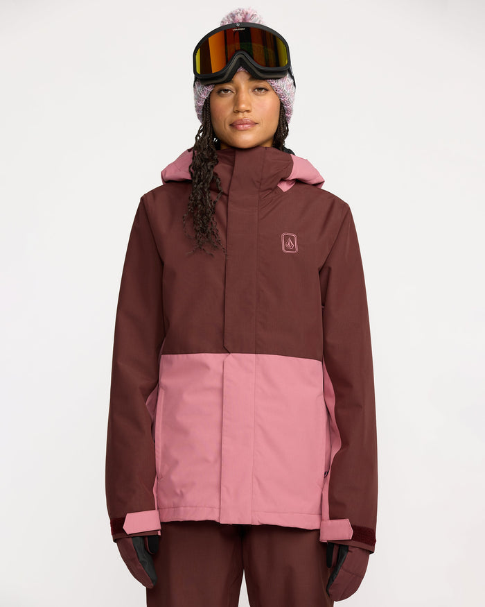 Women's Bolt Insulated Jacket-Oxblood-Volcom