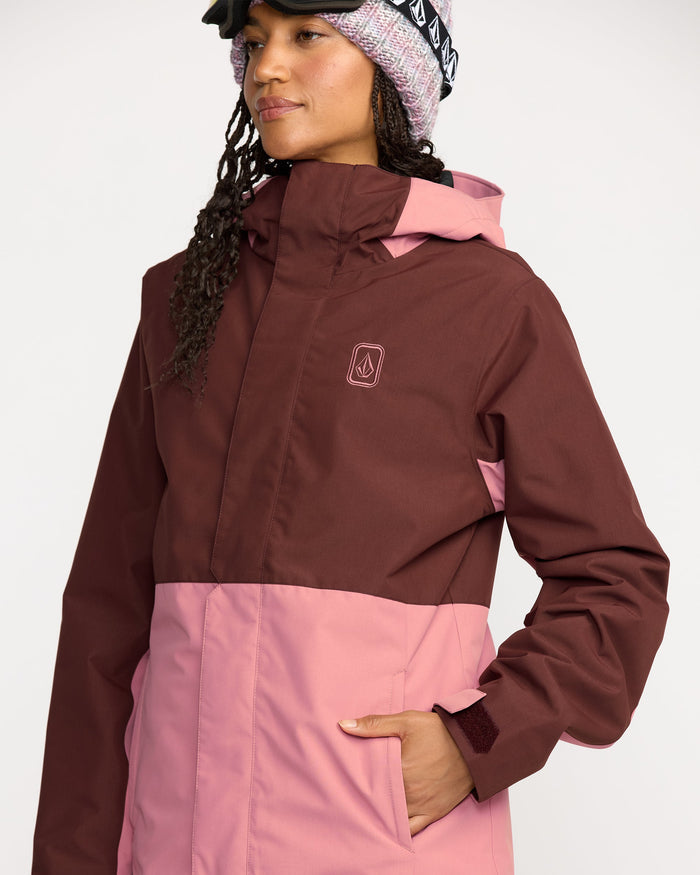 Women's Bolt Insulated Jacket-Oxblood-Volcom
