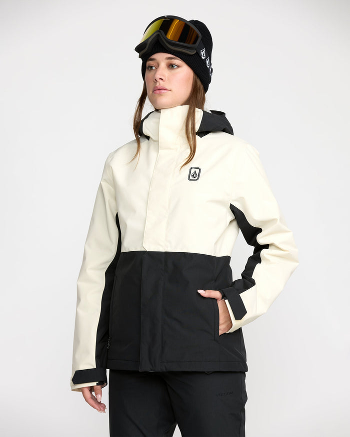 Women's Bolt Insulated Jacket-Bone-Volcom