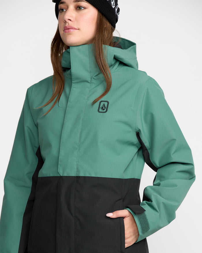 Women's Bolt Insulated Jacket-Spruce Green-Volcom