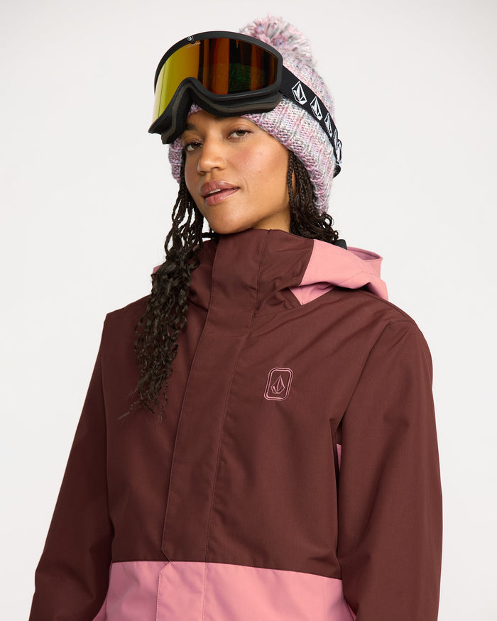 Women's Bolt Insulated Jacket-Oxblood-Volcom