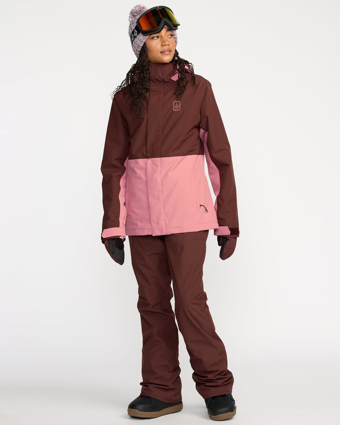 Women's Bolt Insulated Jacket-Oxblood-Volcom