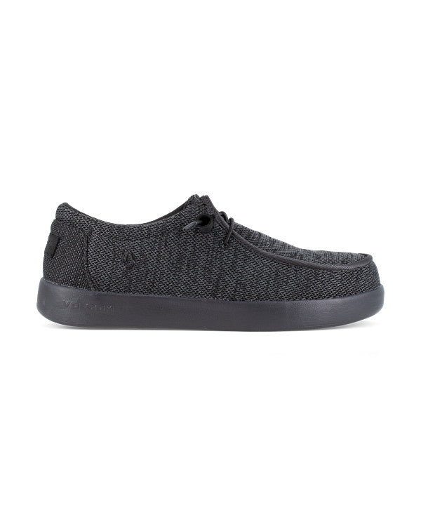 Women's Chill Safety Toe Slip Resistant Work Sneakers-Black-Volcom
