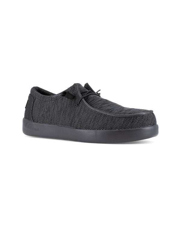 Women's Chill Safety Toe Slip Resistant Work Sneakers-Black-Volcom