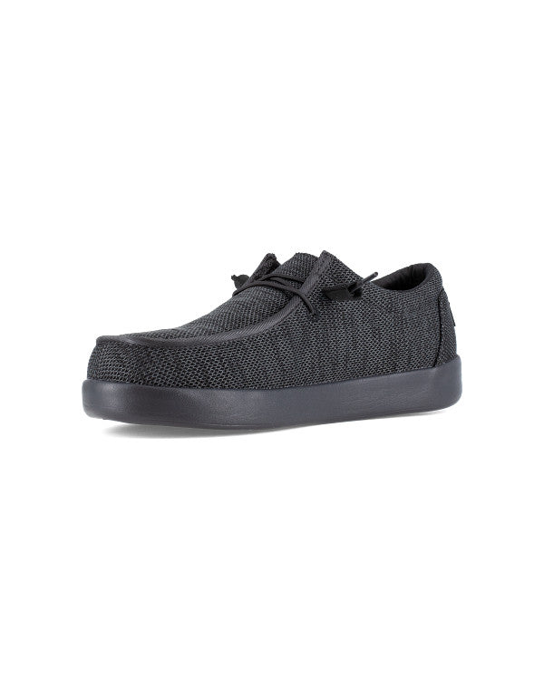 Women's Chill Safety Toe Slip Resistant Work Sneakers-Black-Volcom