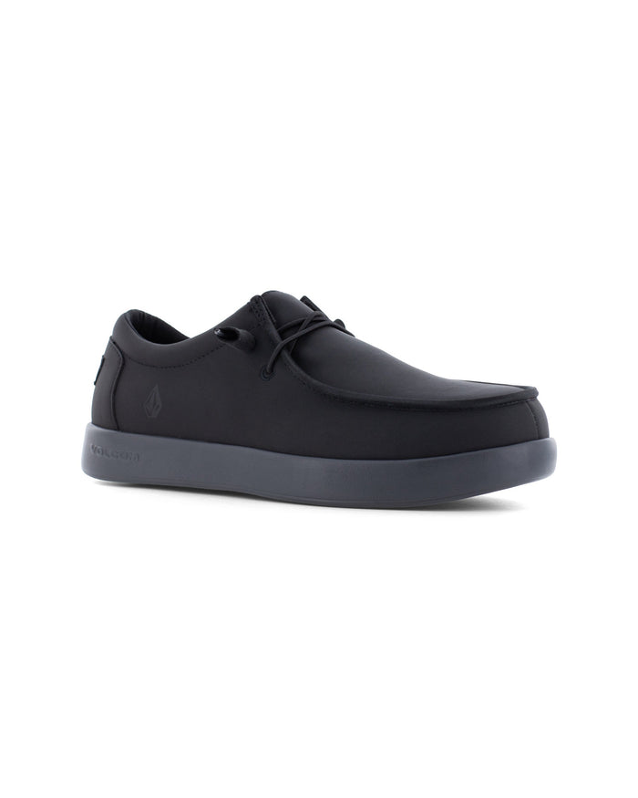 Women's Chill Safety Toe Water and Slip Resistant SD Work Sneakers-Black-Volcom