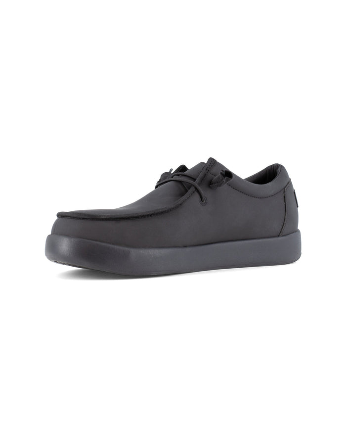 Women's Chill Safety Toe Water and Slip Resistant Work Sneakers-Black-Volcom