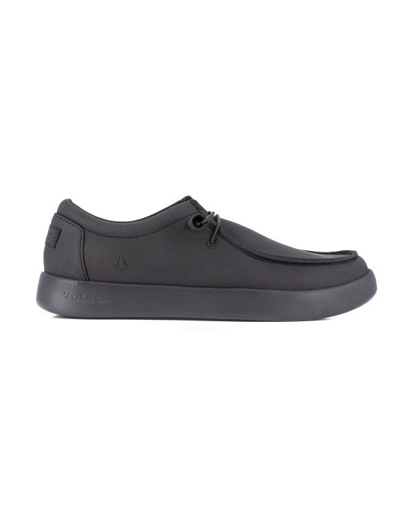 Women's Chill Soft Toe Slip Resistant Work Sneakers-Black-Volcom