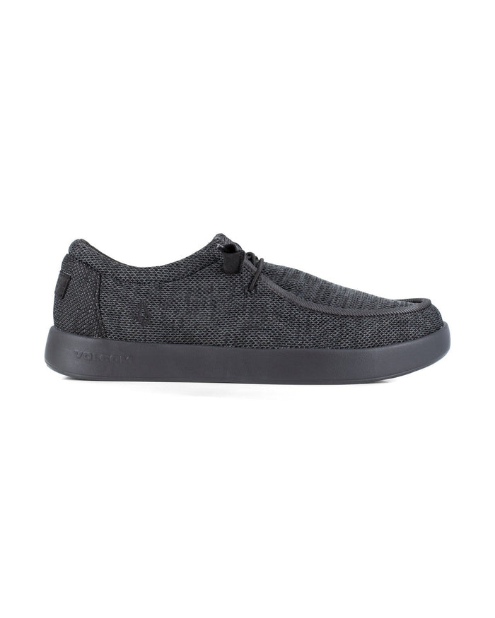 Women's Chill Soft Toe Water and Slip Resistant Work Sneakers-Black-Volcom