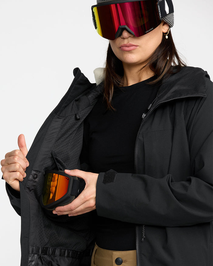 Women's Cloudbreaker Stretch 30K Jacket-Black-Volcom